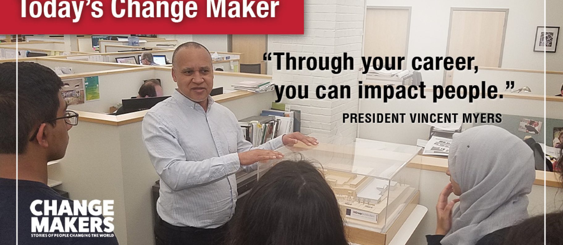 Vince Myers Guests on International Changemakers Podcast Image