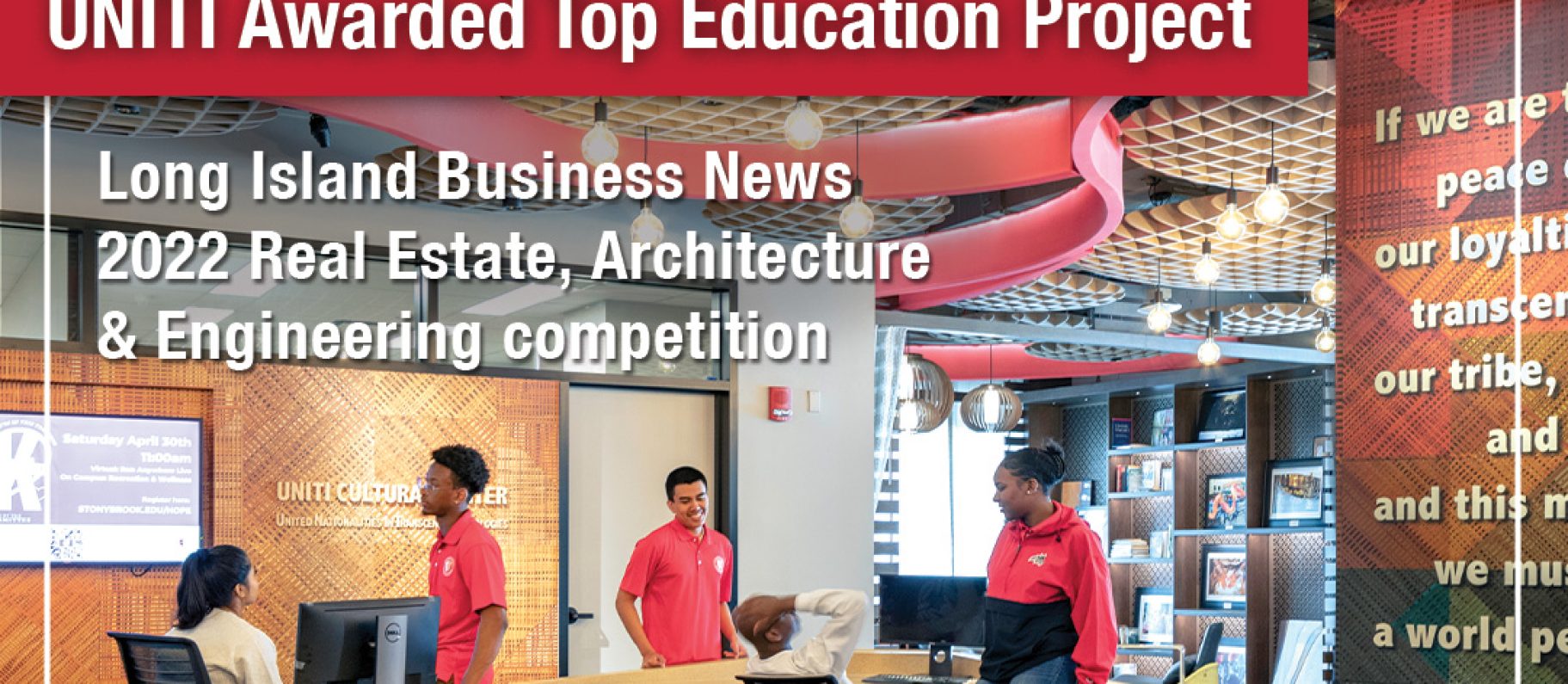 UNITI Cultural Center Awarded Top Education Project by LIBN Image