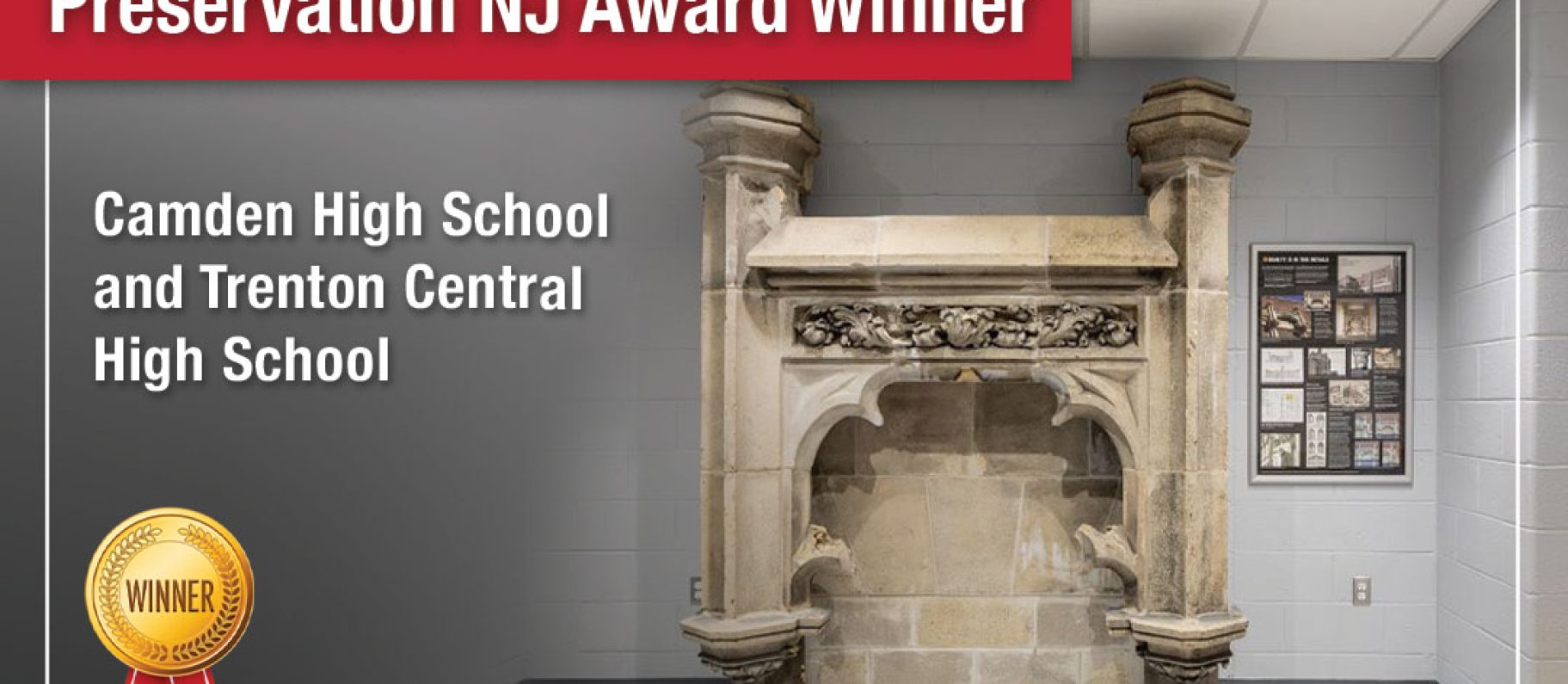 Camden and Trenton High Schools Receive NJ Preservation Award Image