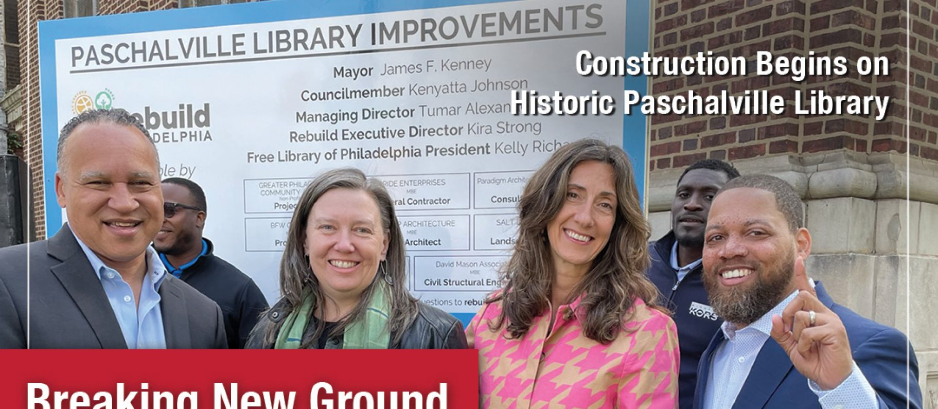 DIG Joins Community Leaders to Break Ground on Historic Philadelphia Library Image