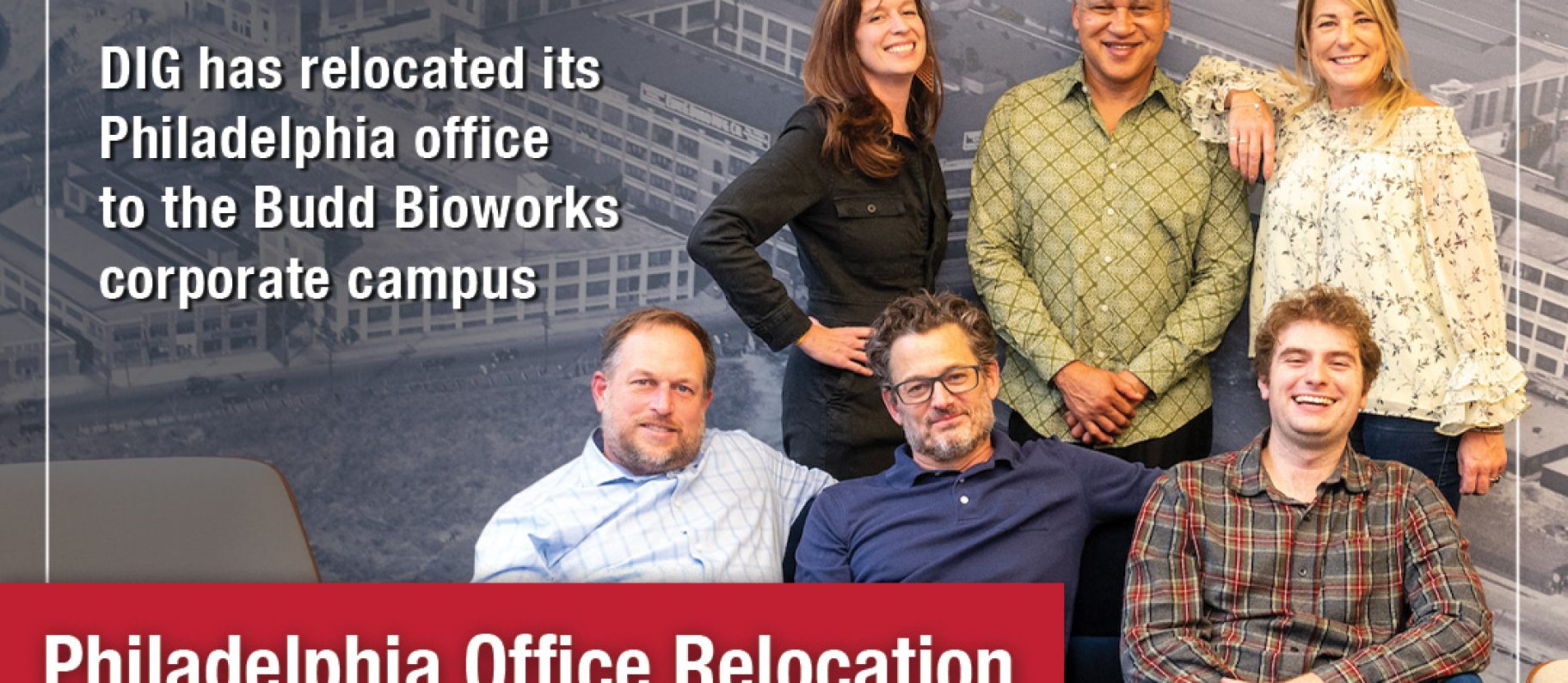 DIG Relocates Philadelphia Office to Budd Bioworks Campus East Falls Image