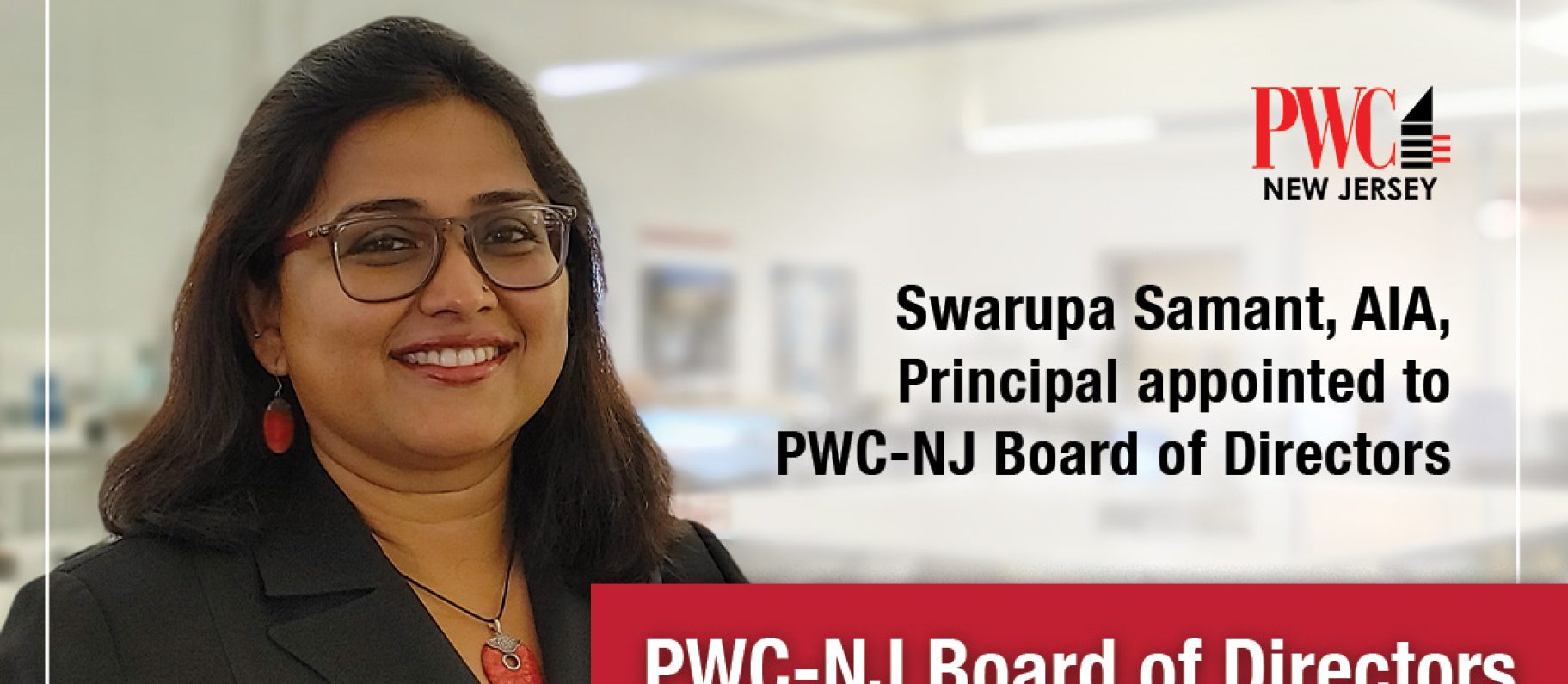 DIG Principal Swarupa Samant Named to PWC-NJ Board of Directors Image