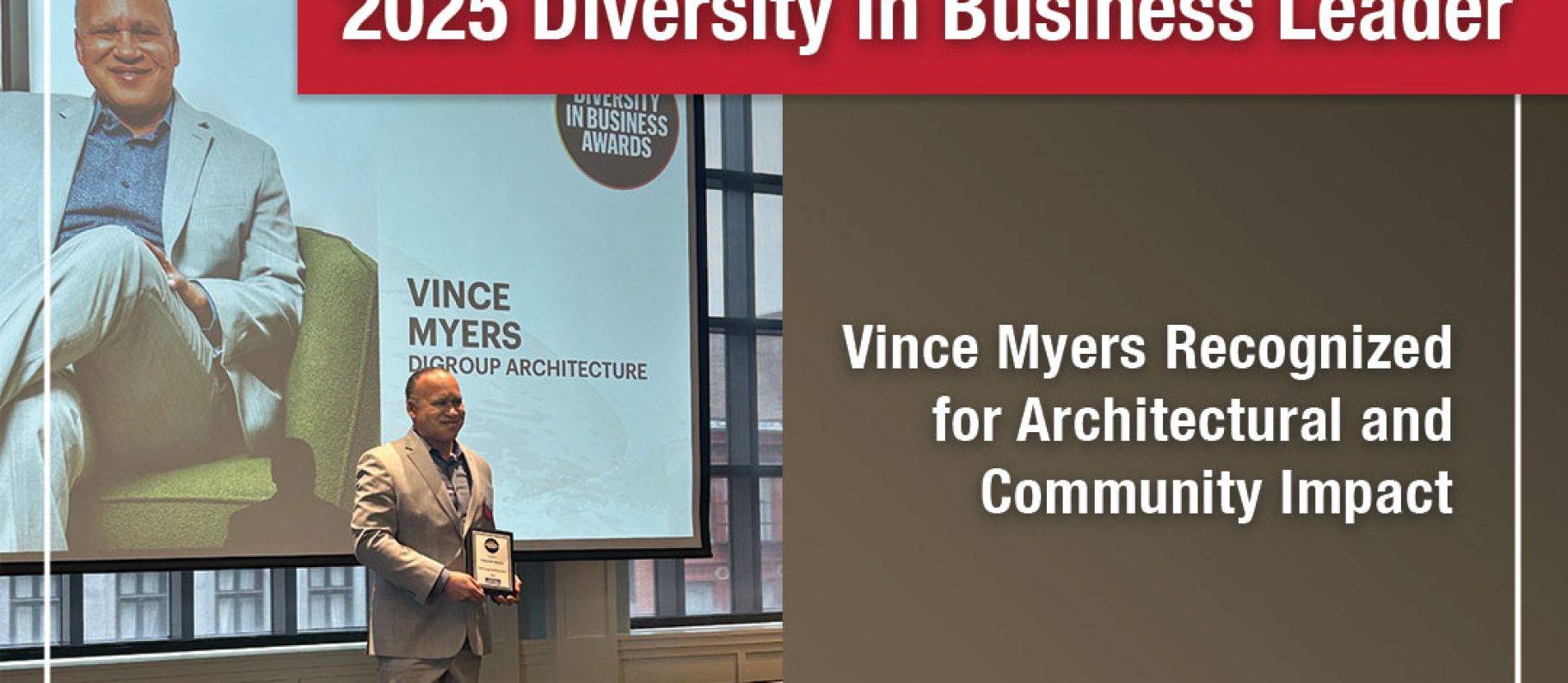 DIG’s Vince Myers Honored as 2025 Diversity in Business Leader Image