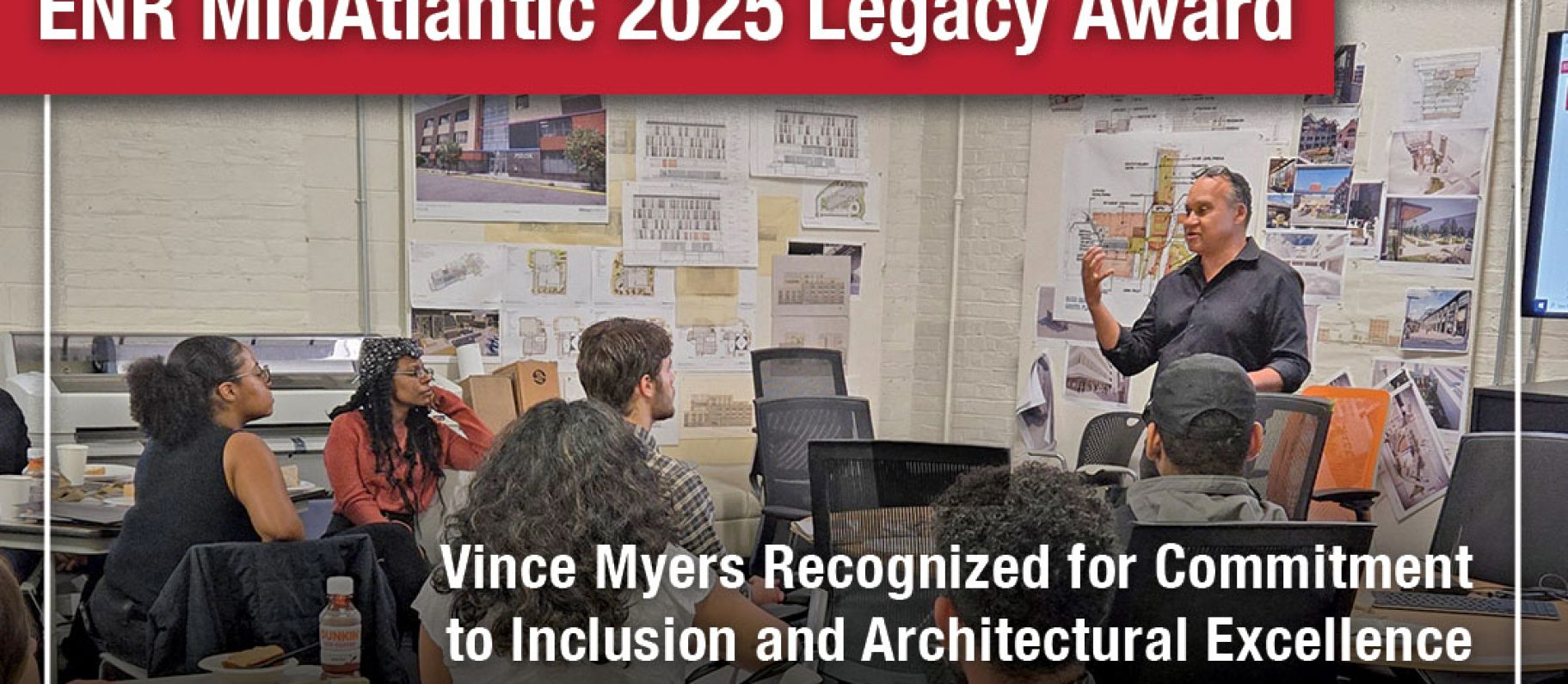 Vince Myers Named ENR MidAtlantic 2025 Legacy Award Winner Image