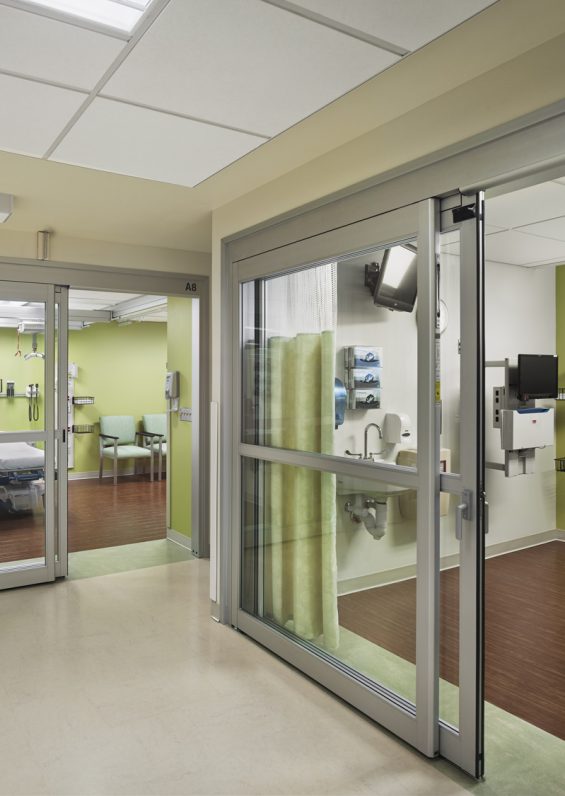 New Treatment BaysThese are all self-contained units defined by true partitions and glazed sliding doors.