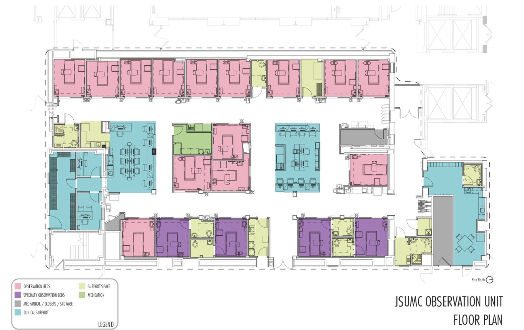 JSUMC Observation Unit Floor Plan