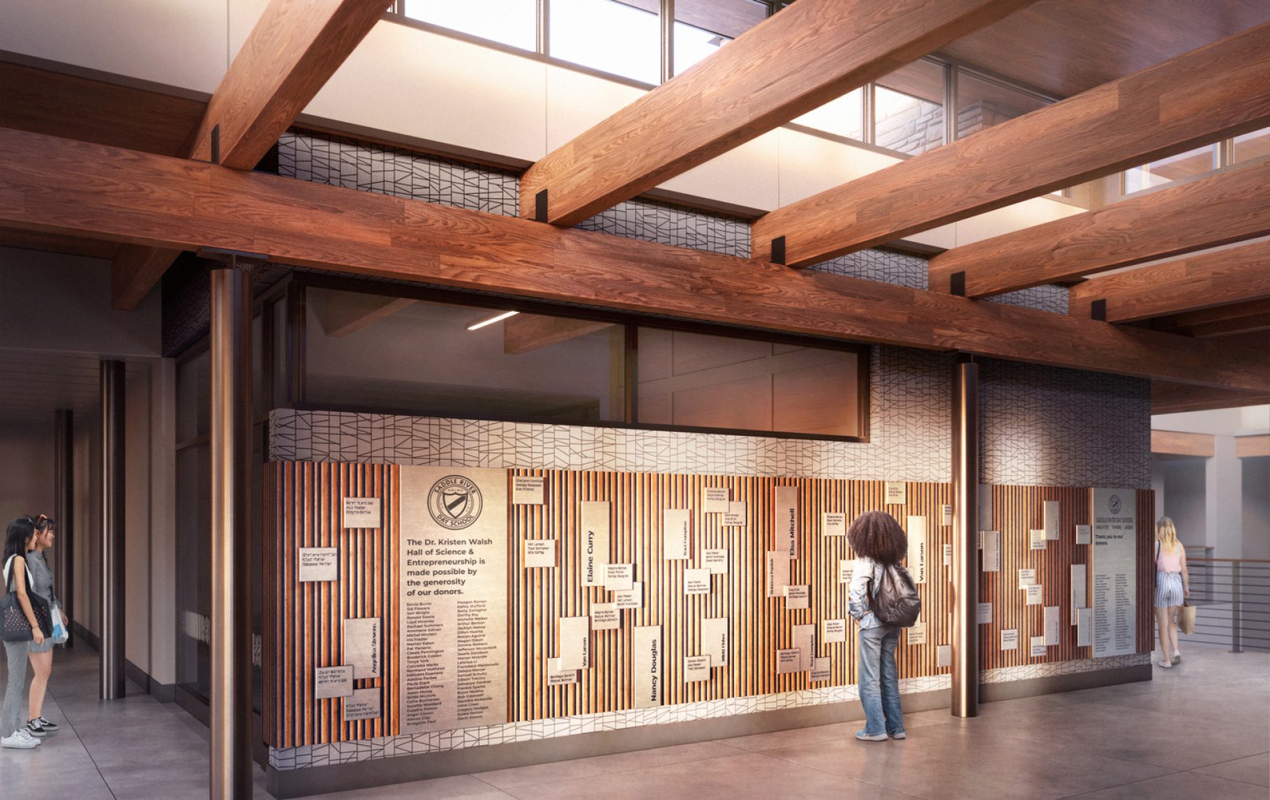 Donors Wall Corridor